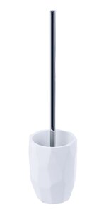 Изображение товара Ершик Fixsen Flat напольный белый, хром, FX-290-5