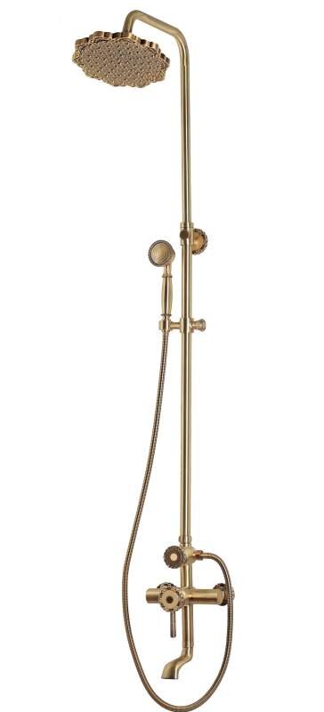 Изображение товара Душевая система Bronze de Luxe Windsor 10120F бронза с изливом Изображение товара Душевая система Bronze de Luxe Windsor 10120F бронза с изливом