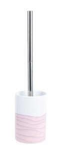 Изображение товара Ёршик для унитаза Fixsen Agat FX-220-5 напольный хром розовый белый 46 см