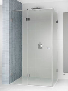 Изображение товара Душевой уголок Riho SZ Scandic NXT X203, 97x97x200 см, цвет профиля черный, стекло прозрачное, левый/правый