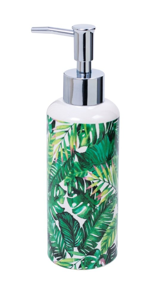 Изображение товара Дозатор Fixsen Tropic FX-0882E-1 зеленый хром для жидкого мыла