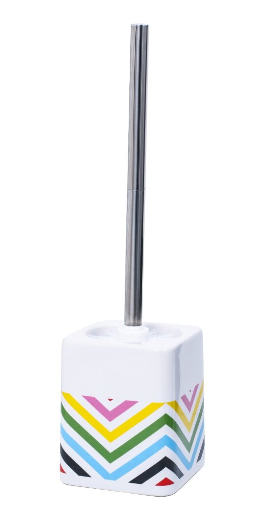 Изображение товара Напольный ершик для унитаза Fixsen Twist FX-1569A-5 белый керамика и пластик