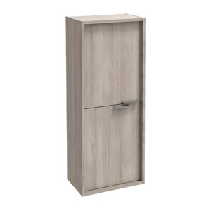 Изображение товара Шкаф-пенал Jacob Delafon Vivienne 40х100 см серый дуб подвесной