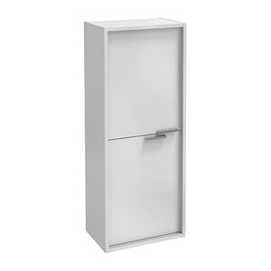 Изображение товара Шкаф-пенал Jacob Delafon Vivienne 40 х 100 см, корпус белый глянцевый, фасад белый глянцевый, EB1587-N18-N18