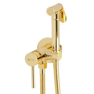 Изображение товара Гигиенический душ Migliore Fortis Gold 31554 со смесителем и золотым покрытием