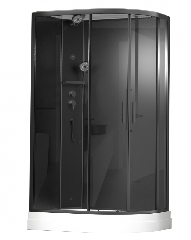 Изображение товара Душевая кабина Timo Premium Ilma ILMA902, 120x80 см, асимметричная без крыши