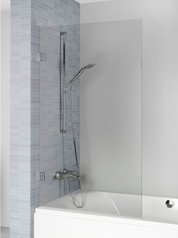 Изображение товара Шторка для ванны Riho VZ Scandic NXT X409, 80x150 см, цвет профиля черный, стекло прозрачное, левая/правая, G001161121