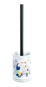 Изображение товара Ершик напольный Fixsen Art FX-620-5 белый черный для унитаза