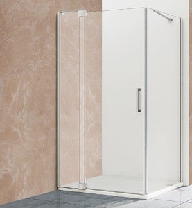 Изображение товара Душевой уголок Vincea Extra VSR-1E 100/110 x 80 см, стекло прозрачное, профиль хром, VSR-1E101180CL