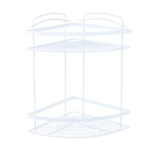 Изображение товара Угловая полка Fixsen белый 23x23x35 см для ванной и кухни