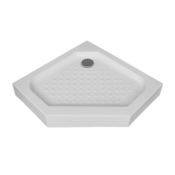 Изображение товара Акриловый душевой поддон Vincea 90x90 см, пятиугольная форма, белый