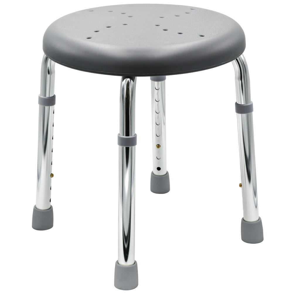 Изображение товара Табурет для ванной комнаты Ridder Assistent А170117 с регулировкой высоты и анодированным алюминием