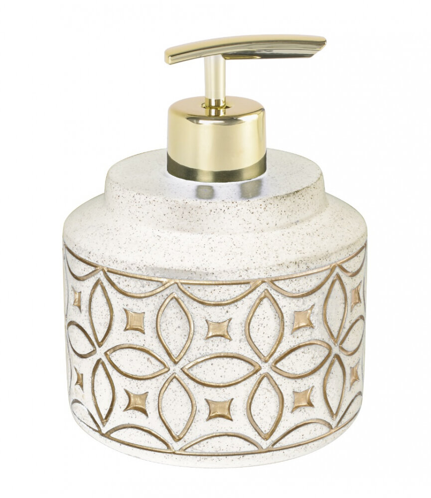 Изображение товара Дозатор для жидкого мыла Fixsen Rich FX-251-1 бежевый/золото