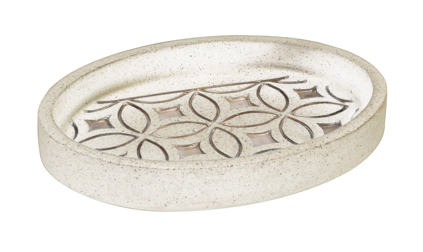 Изображение товара Мыльница Fixsen Rich FX-251-4,  бежевый/золото