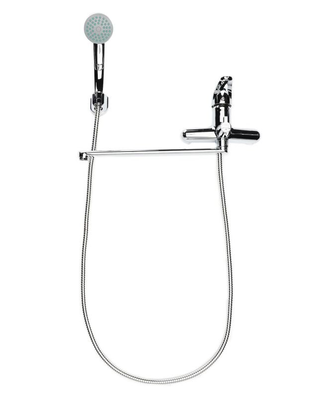 Изображение товара Полимерный смеситель для ванны и душа OneLife хром P01-218cr