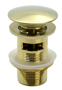 Изображение товара Донный клапан для раковины с переливом Bronze de Luxe, бронза, 21971BR