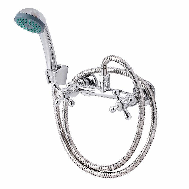 Изображение товара Смеситель ПСМ-Профсан ПСМ-109-89 для душа с гарнитуром, хром