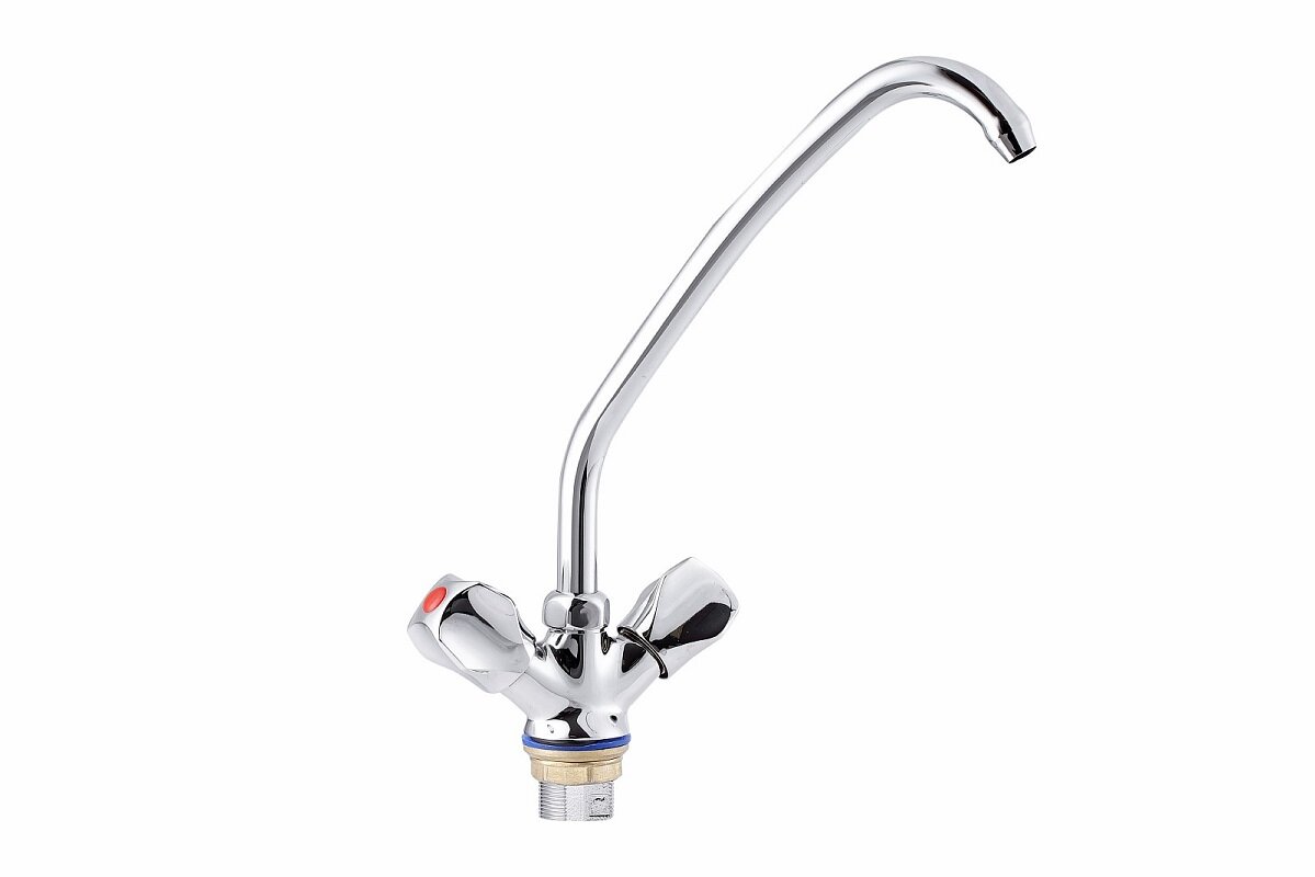 Изображение товара [Смеситель] ПСМ-Профсан PSM-120-50 Стандарт-Б — хром, горизонтальный монтаж