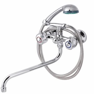 Изображение товара Смеситель ПСМ-Профсан Евро PSM-157-48 для ванны и душа с гарнитуром, хром