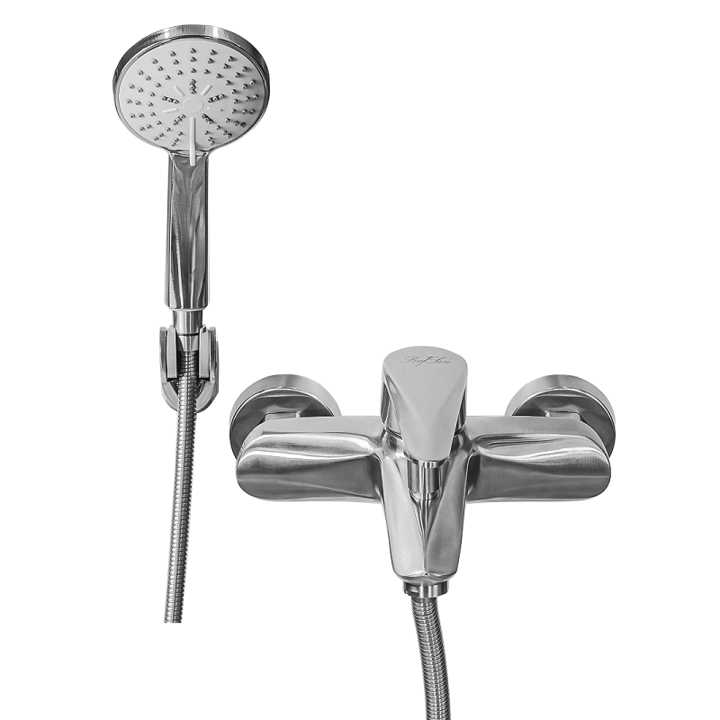 Изображение товара Смеситель ПСМ-Профсан Steel PSM-300-1 для ванны и душа с гарнитуром