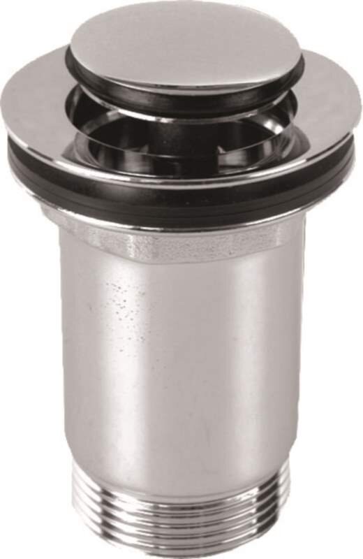 Изображение товара Донный клапан для раковины PlastBrno EUVCR01 с переливом хромированный