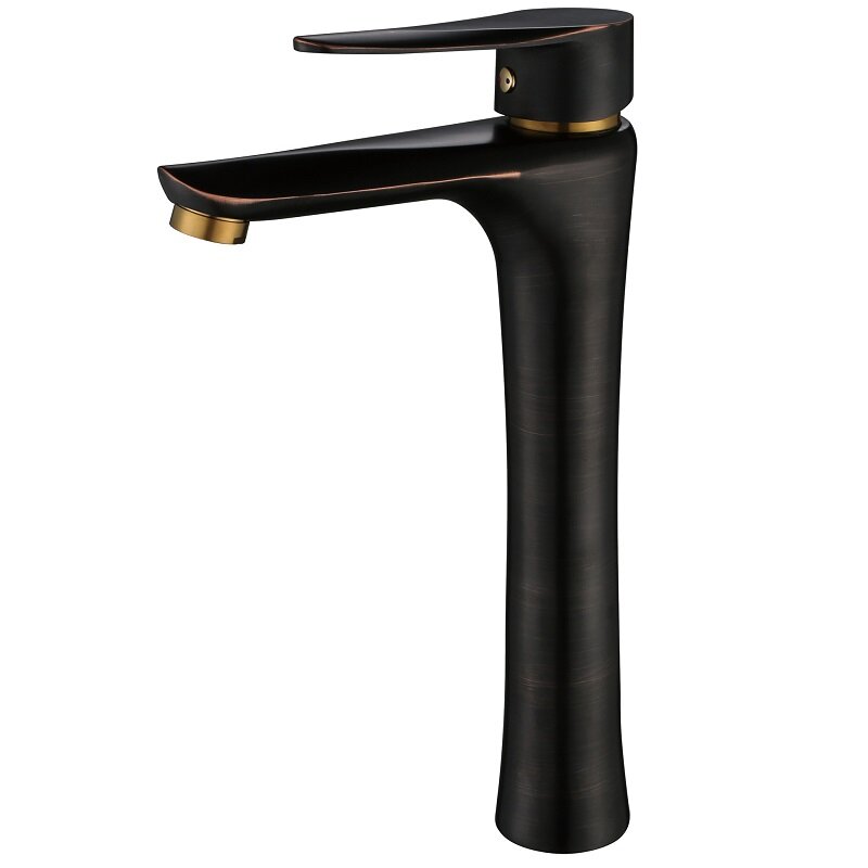 Изображение товара Смеситель ПСМ-Профсан Steel PSM-301-6 для раковины черный матовый с бронзой