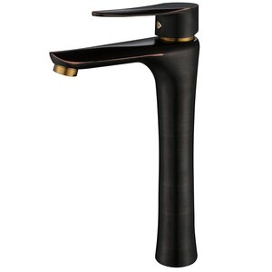 Изображение товара Смеситель ПСМ-Профсан Steel PSM-301-6 для раковины, цвет черный матовый с бронзой