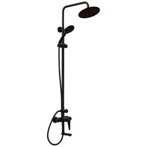 Изображение товара Душевая система ПСМ-Профсан Steel PSM-301-8, цвет черный матовый с бронзой