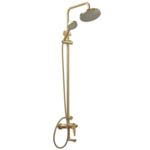 Душевая система ПСМ-Профсан Steel PSM-303-8, цвет золото матовое - фото 1