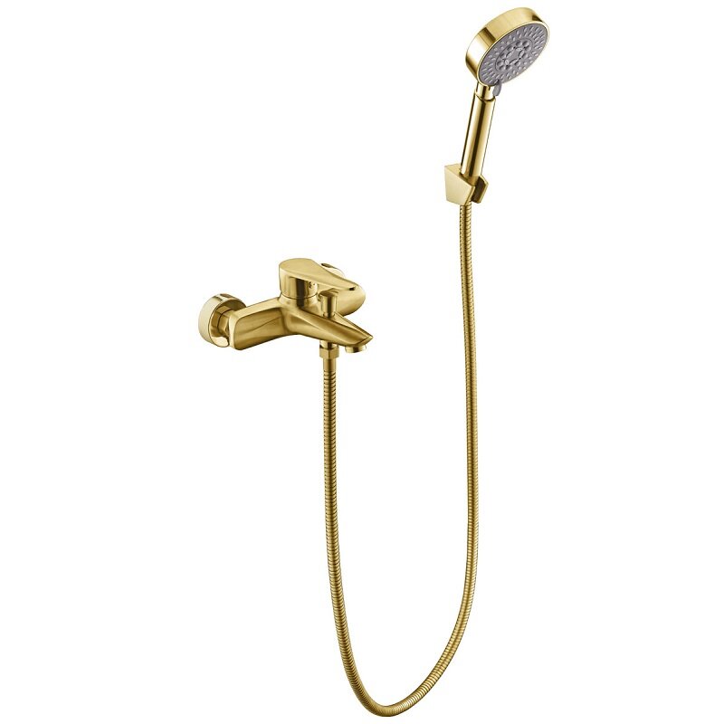 Изображение товара Смеситель для ванны и душа ПСМ-Профсан Steel PSM-303-1 золото матовое