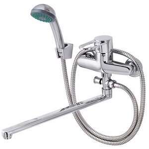 Изображение товара Смеситель ПСМ-Профсан Плюс PSM-521-008 для ванны и душа с гарнитуром, хром