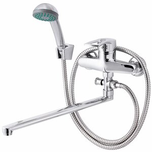 Изображение товара Смеситель ПСМ-Профсан Плюс PSM-521-017 для ванны и душа с гарнитуром, хром