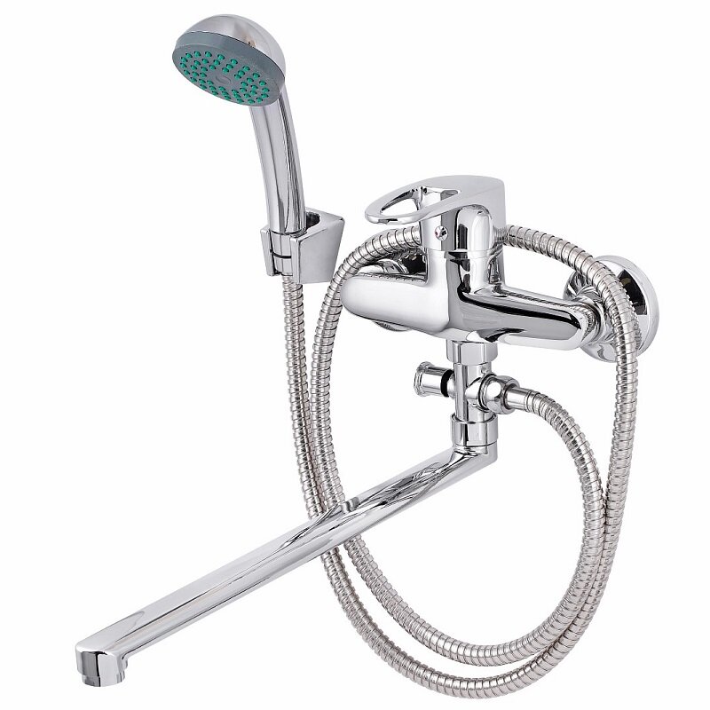 Изображение товара Смеситель ПСМ-Профсан Евро PSM-521-084 для ванны и душа с гарнитуром, хром