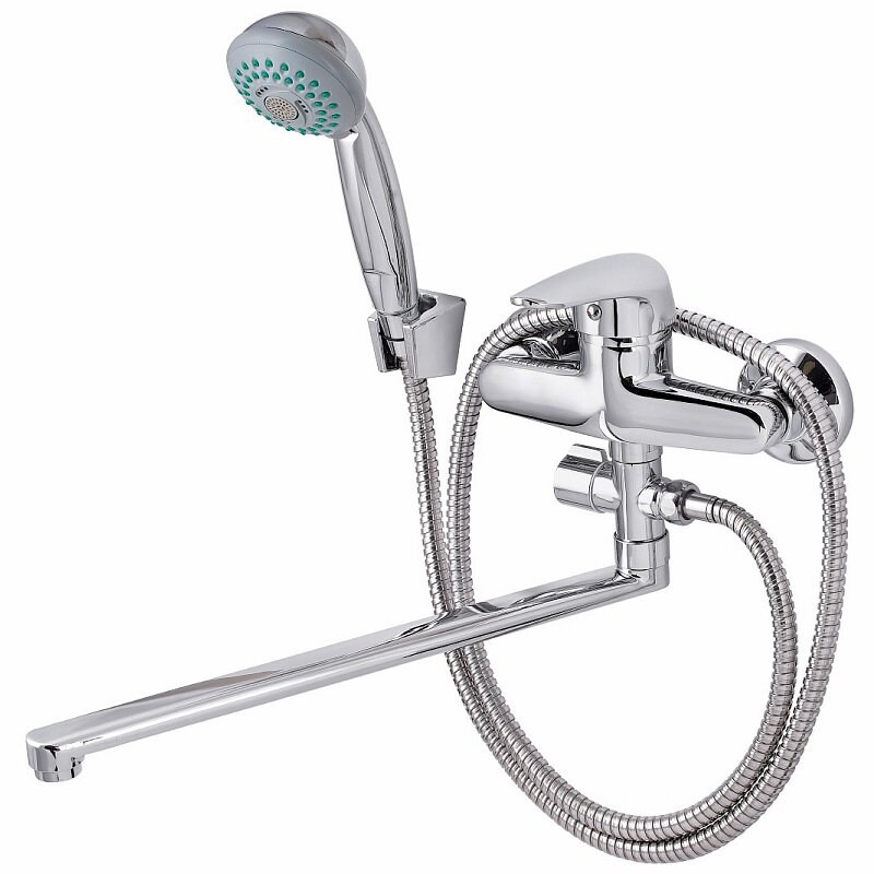 Изображение товара Смеситель для ванны и душа ПСМ-Профсан Евро PSM-523-072 хром с гарнитуром