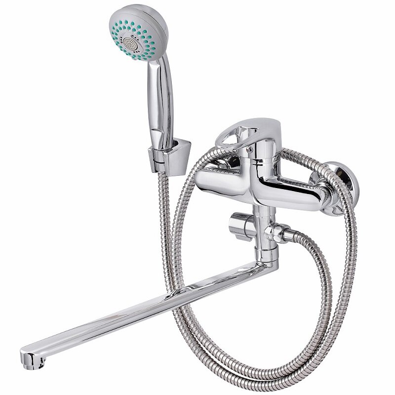 Изображение товара Смеситель ПСМ-Профсан Евро PSM-523-084 для ванны и душа с гарнитуром, хром