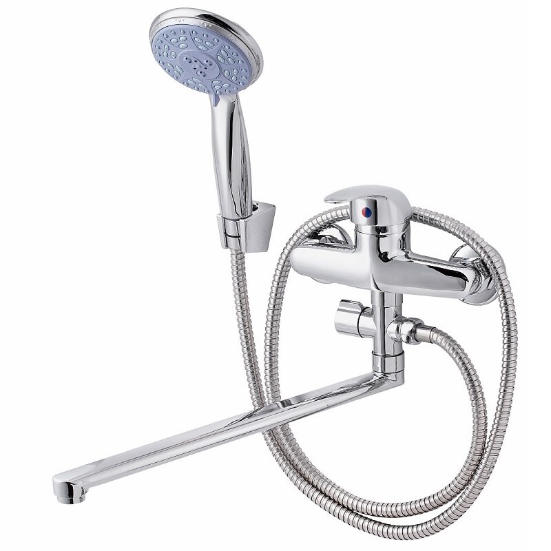 Изображение товара Смеситель ПСМ-Профсан ProfECO PSM-527-037 для ванны и душа с гарнитуром, хром