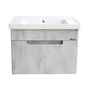 Изображение товара Тумба под раковину Bellezza Грейс 70, подвесная, серый МДФ, Россия