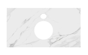 Изображение товара Столешница для накладных раковин Kerama Marazzi Plaza 80 см, монте тиберио натуральный, PL1.SG507100R.80