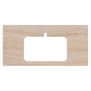 Изображение товара Столешница для раковин, встраиваемых сверху Kerama Marazzi Plaza Modern 100 см, риальто песочный, PL2.SG560400R.100