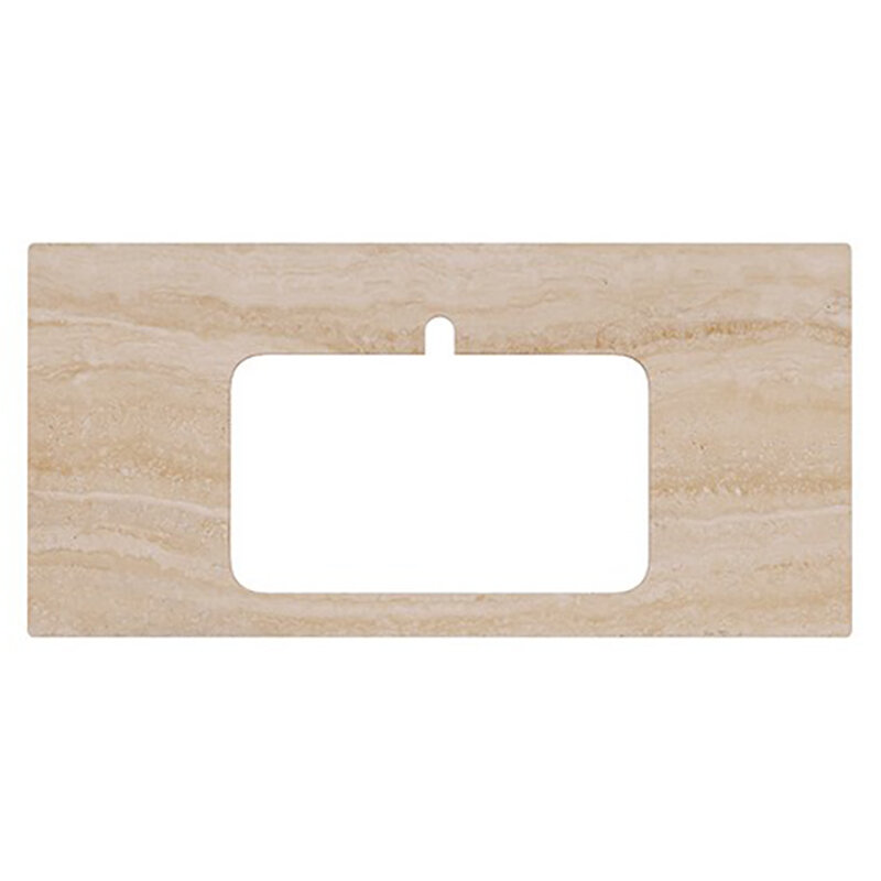 Изображение товара Столешница для раковин, встраиваемых сверху Kerama Marazzi Plaza Modern 100 см, риальто песочный, PL2.SG560400R.100