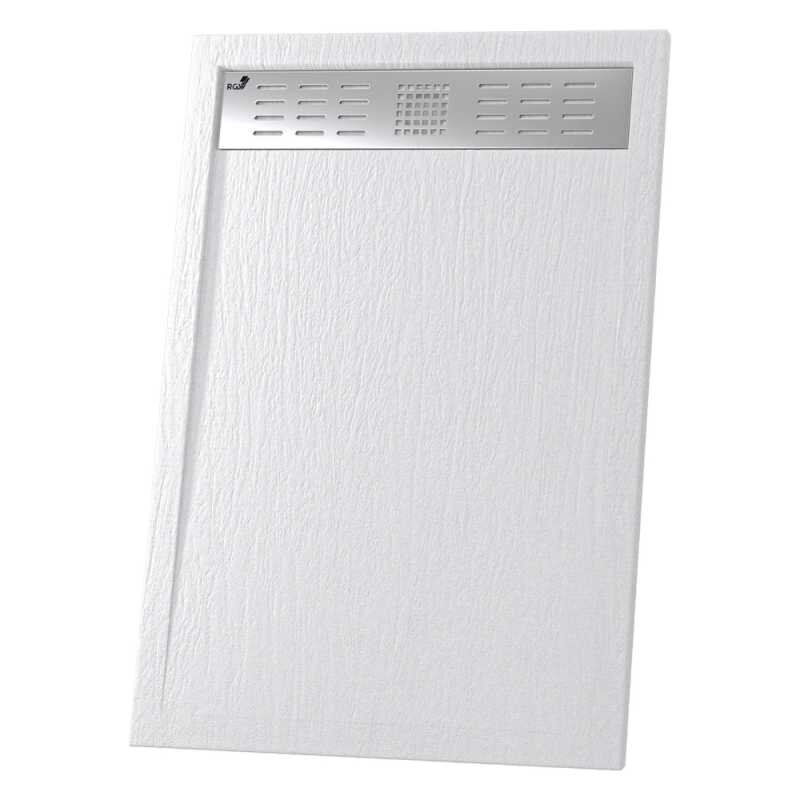 Изображение товара Душевой поддон RGW STM-W 90x100 см из искусственного камня низкий белый Германия