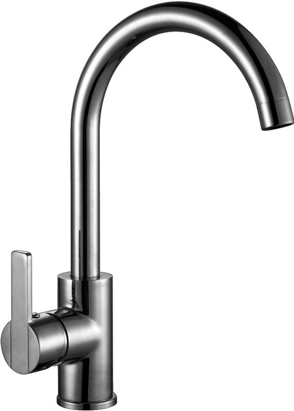 Изображение товара Современный кухонный смеситель Alveus Genesis Tonia из стали с поворотным изливом