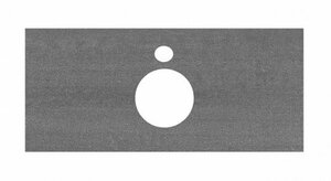 Изображение товара Столешница для накладных раковин Kerama Marazzi Plaza Next 100 см, про дабл антрацит, PL1.DD500600R.100