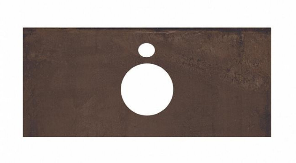 Изображение товара Столешница для накладных раковин Kerama Marazzi Plaza Next 100 см, про феррум коричневый, PL1.DD571300R.100