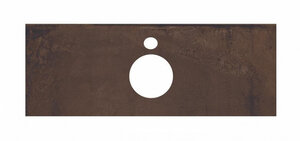 Изображение товара Столешница для накладных раковин Kerama Marazzi Plaza Next 120 см, про феррум коричневый, PL1.DD571300R.120