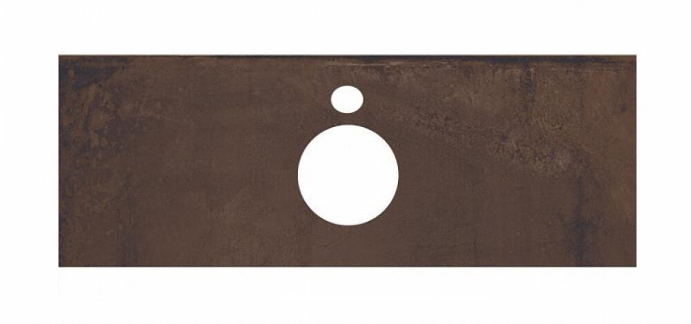Изображение товара Столешница для накладных раковин Kerama Marazzi Plaza Next 120 см, про феррум коричневый, PL1.DD571300R.120