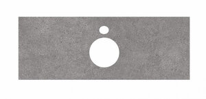 Изображение товара Столешница для накладных раковин Kerama Marazzi Plaza Next 120 см, фондамента серый, PL1.DL500900R.120