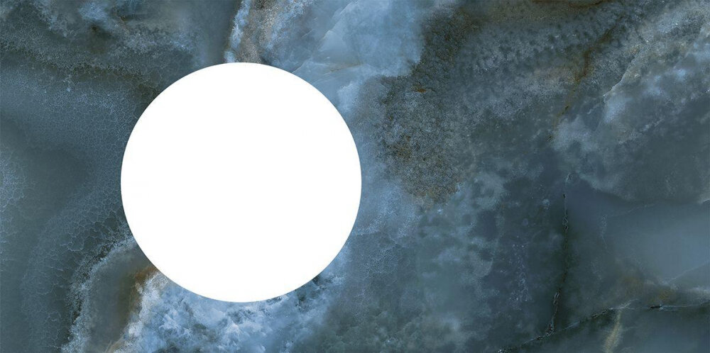 Изображение товара Столешница без отверстия под смеситель Kerama Marazzi Cono 97 см для раковины с бортиком Cono, синяя, CO2.1.SG567502R.97