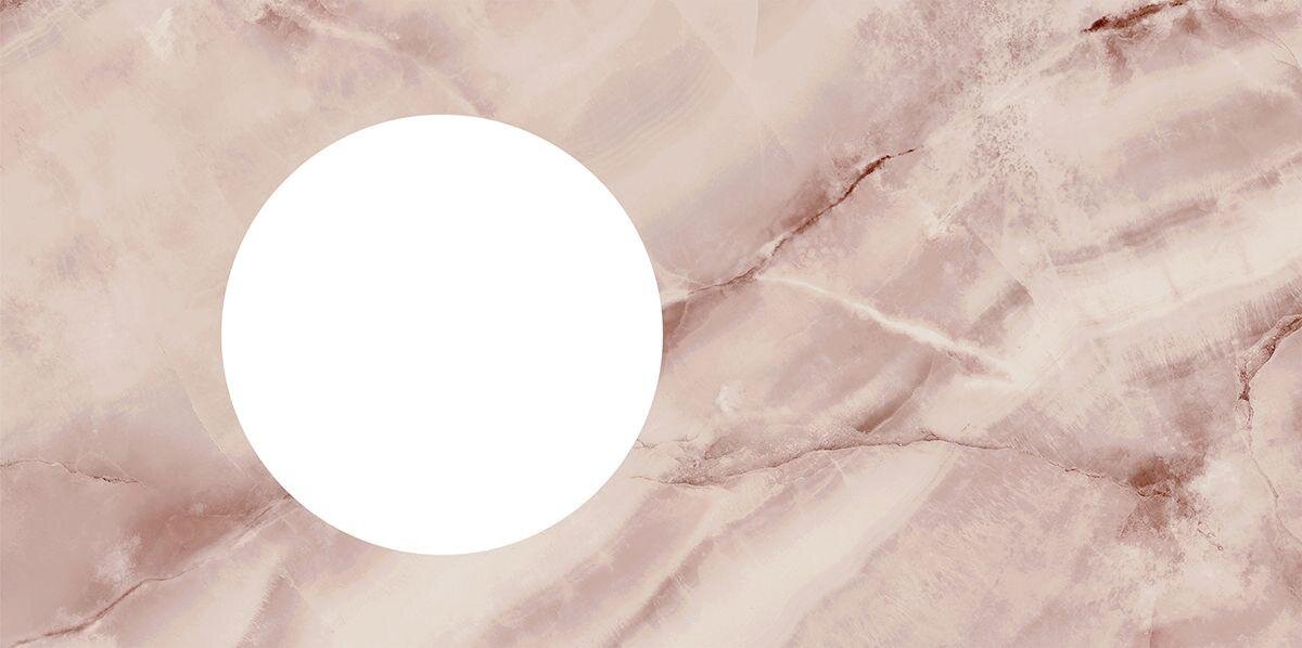 Изображение товара Столешница для раковины Kerama Marazzi Cono 97 см розовая из гранита Onice