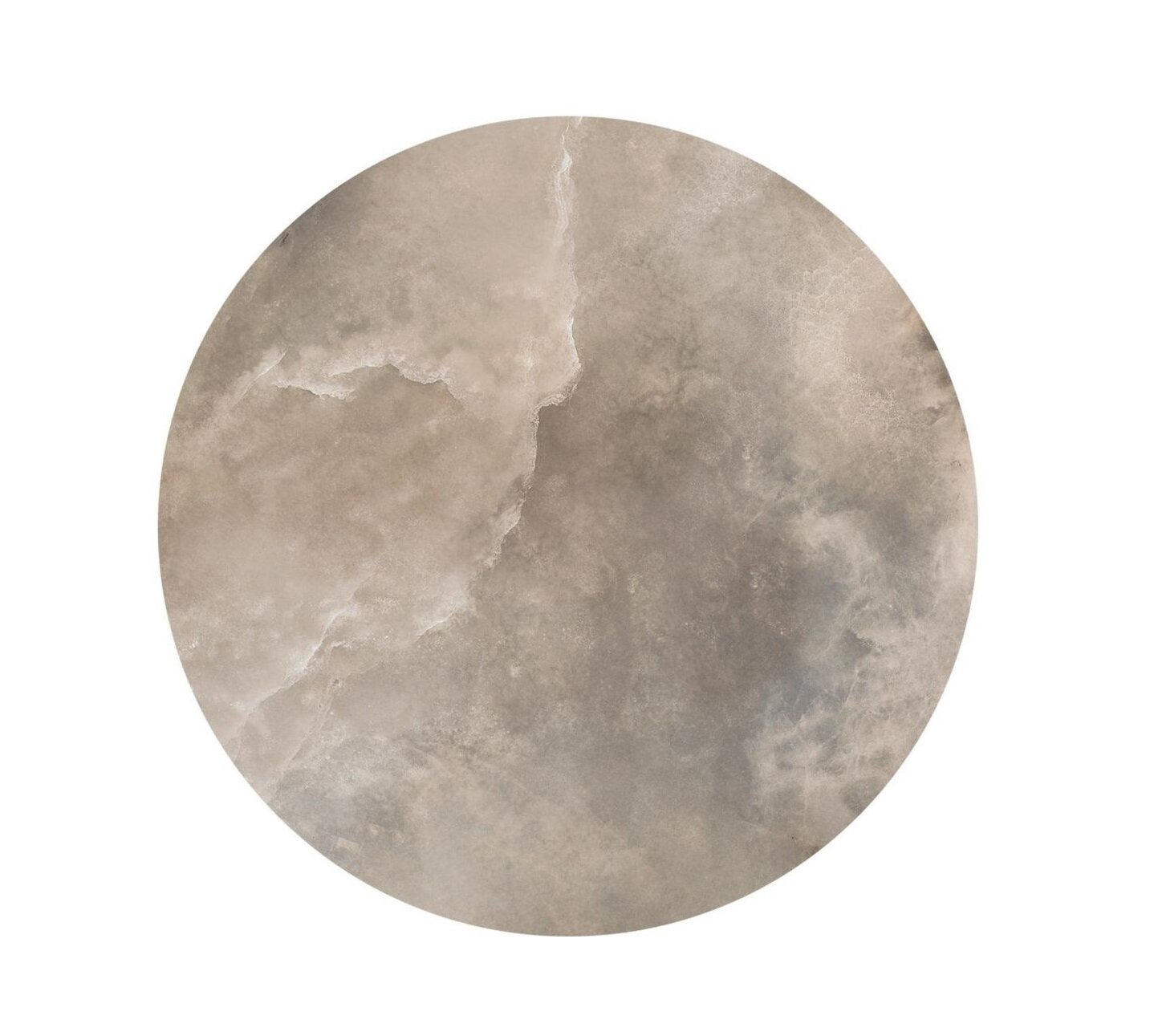 Изображение товара Столешница встраиваемая круглая Kerama Marazzi Cono 43.1 см из керамогранита бежевый